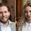 Die zwei neuen Stadträte Benjamin Adam (SPD) und Sabine Felker (AfD).