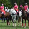In effektvoller Verkleidung gewann das Babenhauser Team „Pink Fluffy Unicorns“ zum Abschluss des Turniers das Kostümspringen der Klasse A*. 	