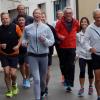 Mitglieder des Rotary Club Friedberg trainieren für den Friedberger Halbmarathon (von links): Bernd Thurner vom Therapiezentrum, Ludwig Koller, Dennis Preiter, Hansjörg Schmid, Julia Heinzelmeier, Tilmann Oppel, Christin Oppel, Peter Bergmair, Catherine Ströbel, Walter Rubach und Hubert Ströbel.