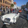 Die Maximilianstraße in Augsburg stand am Sonntag im Zeichen der Fuggerstadt Classic. Dort gab es über hundert Oldtimer zu bestaunen.