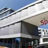 Die neue Zentrale der Sparkasse Neu-Ulm/Illertissen in Neu-Ulm. 