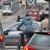 Die Pferseer Straße ist zwischen Rosenaustraße und Luitpoldbrücke aktuell noch eine Tempo-50-Zone - das einzige Stück auf der Strecke zwischen Innenstadt und westlichem Pfersee.