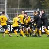 Später Jubel: Florian Kreitmeir (Nummer 18) glich in der 92. Minute in Klingsmoos zum 1:1-Endstand für die TSG Untermaxfeld aus. 