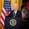 US-Präsident Joe Biden spricht angesichts des russischen Angriffskriegs auf die Ukraine von einem "Wendepunkt in der Geschichte".