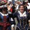 Der große Festumzug am Sonntag ist der Höhepunkt des Historischen Fests in Burgau, das alle vier Jahre gefeiert wird. 	