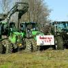 Auch viele Landwirtinnen und Landwirte  aus Aichach-Friedberg beteiligten sich an den Protesten Anfang des Jahres, hier bei Mering. 