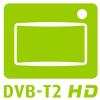 Das grüne DVB-T2-HD-Logo kennzeichnet Fernseher der neuen Generation.