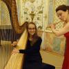 Ein wunderbares kongeniales Duo, das sich musikalisch auf hohem Niveau findet: Feodora-Johanna Mandel (Harfe) und Martina Silvester (Flöte). 	 	