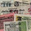 Diese Reichsbanknoten von einer bis zu 50 Millionen wurden nicht in Renten- oder Reichsmark umgetauscht.