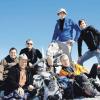 Gipfelstürmer im Montafon (von links): Markus Schönwetter, Helmut Riedel, Claus Ebenhoch, Holger Frank, Peter Siegmund und Alexander Vogel auf dem Gipfel des Großen Drusenturms.   