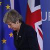 Großbritanniens Premierministerin Theresa May in Brüssel.