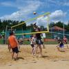 Sechs Mannschaften spielten am vergangenen Wochenende um den Sieg beim Ziemetshauser Beachvolleyball-Turnier.  	