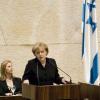 Bundeskanzlerin Angela Merkel im israelischen Parlament, der Knesset.