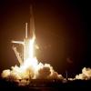 Die "Falcon 9"-SpaceX-Rakete mit der "Crew Dragon"-Kapsel ist am Sonntagabend von der Startrampe 39A im "Kennedy Space Center" in Cape Canaveral abgehoben.