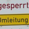 Die A8 wird am Sonntag für eine Stunde gesperrt.