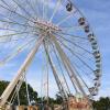 Mit dem Riesenrad steht eine bekannte Attraktion auf dem Augsburger Plärrer. Doch auch drei neue Fahrgeschäfte in sind 2024 auf dem Herbstplärrer vertreten.