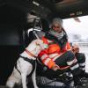 Hier war Tatjana Lang mit ihrer Labradorhündin Maya mit der BRK-Rettungshundestaffel Augsburg bei einer Übung bei Airbus Helicopters in Donauwörth.