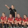 Die Haunstetter Handball-Cheftrainerin dirigiert ihr Team beim „Prokapsogo-Cup“. 