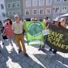 Rund 120 Menschen haben an dem Klimastreik in Landsberg teilgenommen.