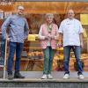 Georg Schneider (links) übernimmt die Bäckerei von Ulrike Degle und Alfred Huber-Degle
