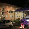 Bei einem Brand in Augsburg-Oberhausen starb in der Nacht auf Montag ein Mann.
