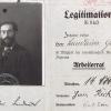 Regierungsausweis von Gustav Landauer (1870 bis 1919), der 1918/19 kurzzeitig bayerischer Beauftragter für Volksaufklärung war.