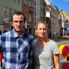 Andreas Gruber und Anna Mayr haben durch den Brand in dem Haus in der Karolinenstraße alles verloren. Der 33-Jährige und die 25-Jährige wohnten in einer WG im zweiten Stock.