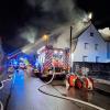 Die Feuerwehren hatten den Brand in Lauingen bald unter Kontrolle.