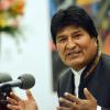 Boliviens Präsident Evo Morales während einer Pressekonferenz in La Paz.