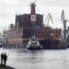Die „Akademik Lomonossow“, ein sogenanntes schwimmendes Atomkraftwerk in Russland. 