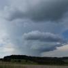 Gewitter hinterlässt Schäden an einer Überlandleitung bei Wilburgstetten