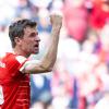 Bayern-Star Thomas Müller gibt sich im Saisonendspurt kämpferisch.