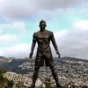 Die Statue des portugiesischen Superstars Cristiano Ronaldo steht seit 2014 auf Madeira, fand aber nicht bei allen Anklang.