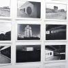 Ausschnitt aus dem Foto-Tableau mit Architekturfotos in Schwarz-Weiß.