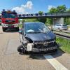 Ein Unfall auf der Autobahn A7 wenige hundert Meter südlich der Anschlussstelle  Altenstadt sorgt derzeit für Behinderungen.