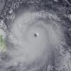 Satellitenaufnahme des Taifuns am Donnerstag noch vor der Küste der Philippinen.