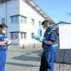 Wird reaktiviert: Das Testzentrum für Corona-Infektionen in Monheim 
