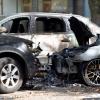 Mehrere Autos wurden bei dem Brand auf dem Kurfürstendamm in Berlin stark beschädigt.