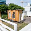 Heim auf Rädern: ein Tiny House, aufgenommen auf dem Gelände des Bauhaus-Campus in Berlin.