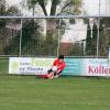 Jugendtorwart Fabian Wrede rettete im Keller-Derby der Kreisklasse Augsburg Mitte dem SV Ottmaring mit diesem gehaltenen Foul-Elfmeter den 1:0-Sieg über Schwaben Augsburg II.
