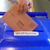 Wahlurne im Rathaus von Bad Wörishofen.