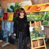 Malerin Sabine Rothe präsentierte ihre Aquarelle und Acrylarbeiten.