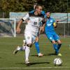 Die Stürmer des SSV Ulm 1846 Fußball wie hier Anton Fink oder Ardian Morina (rechts) hatten gegen den FC Astoria Walldorf ein paar gefährliche Aktionen, vor allem gegen Ende der Partie. Doch keine der Chancen landete im gegnerischen Tor. 	