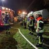 Bei einer Waldbrandübung nahe Grafertshofen waren mehr als 80 Feuerwehrleute im Einsatz.