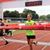 Einstein-Marathon 2021: Nach 2:43,38 Stunden als Erster des 
Marathonlaufs im Ziel: der in London lebende, vereinslose André Biere.
