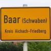 Baar Ortsschild
Ortsschild Baar (Schwaben) im Kreis Aichach-Friedberg Ortstafel Gemeinde

