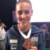 Freut sich über die Bronzemedaille bei der Europameisterschaft: Anna Korakaki vom Luftpistole-Bundesligisten SV Waldkirch. 	
