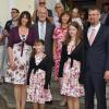 Seinen 70. Geburtstag feierte Eberhausens Bürgermeister Herbert Kubicek. Unser Bild zeigt ihn (Bildmitte) zusammen mit seiner Familie. 