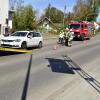 Zu einem Unfall mit Personenschaden kam es am Freitag gegen 12 Uhr in der Wehringer Hauptstraße. 