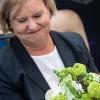 Blumen und ein neues Amt: Eva Högl ist Wehrbeauftragte. 
